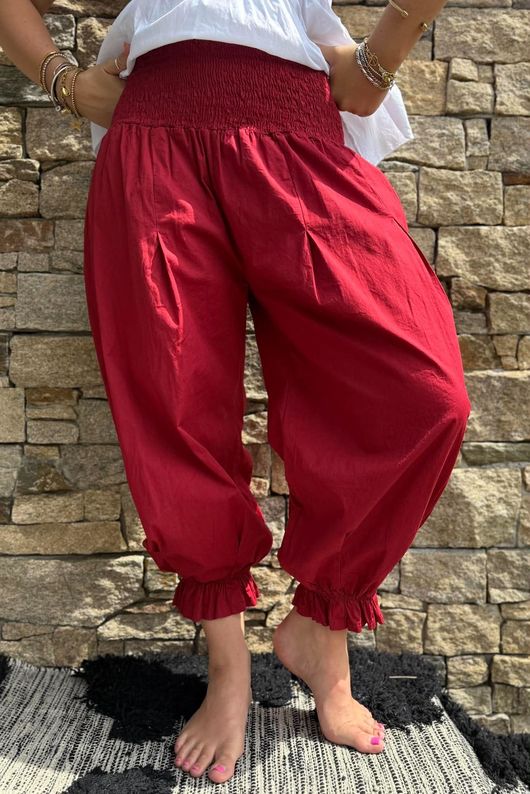 Paloma Bloomer Pant Sangria
